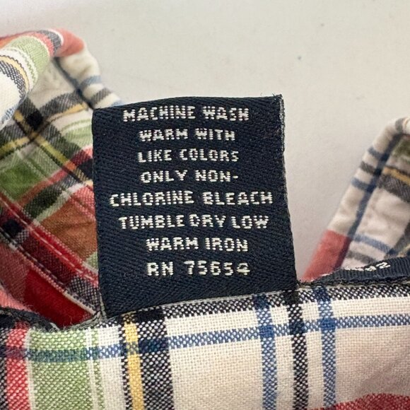 Abercrombie & Fitch Red Plaid Casual Button Down Shirt - Picture 6 of 9